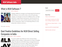 Tablet Screenshot of mlmsoftware-india.com